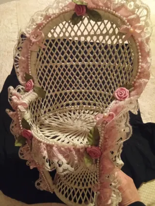 Grande Sedia Vintage per Bambole