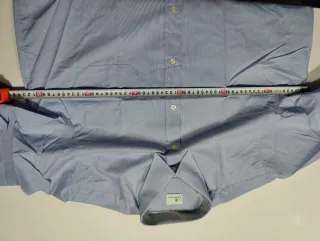 Camisa azul manga corta hombre talla XL