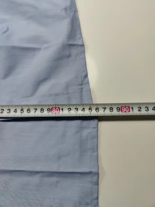 Camisa azul manga corta hombre talla XL