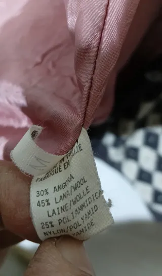 Cardigan Donna Lana Grigio Bianco