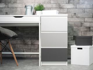 Vinilo adesivo per mobili antracite unicolore d-c-fix