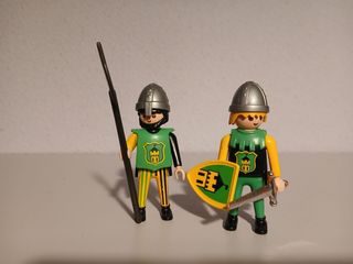 Playmobil 2 Guerreros Medievales