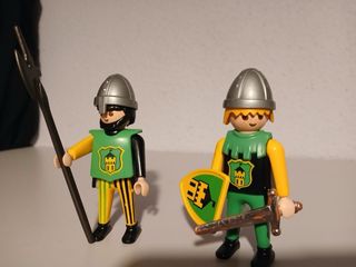 Playmobil 2 Guerreros Medievales