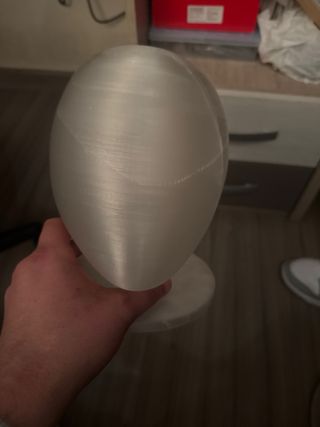 Expositor cabeza para gorras blanco