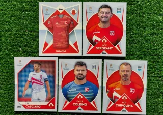5 figurine Topps Nations League Gibilterra