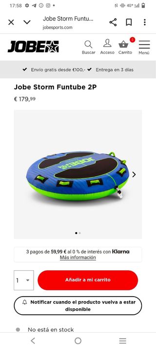 Jobe Storm Funtube 2P