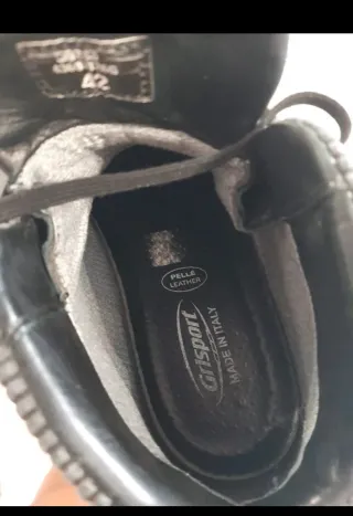 Scarpe uomo in pelle Grisport nere