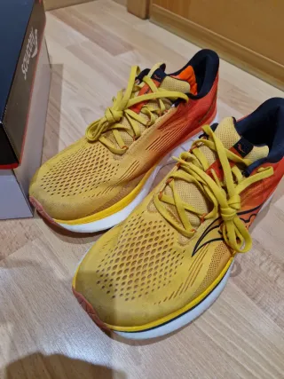 Zapatillas Saucony Ride 18 Naranja/Amarillo