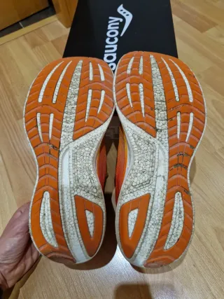 Zapatillas Saucony Ride 18 Naranja/Amarillo