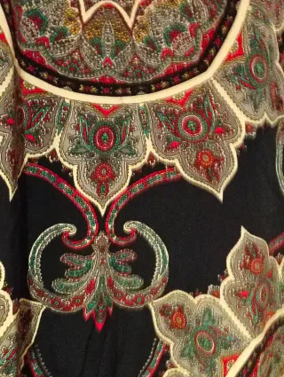 Vestido estampado colorido