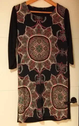 Vestido estampado colorido