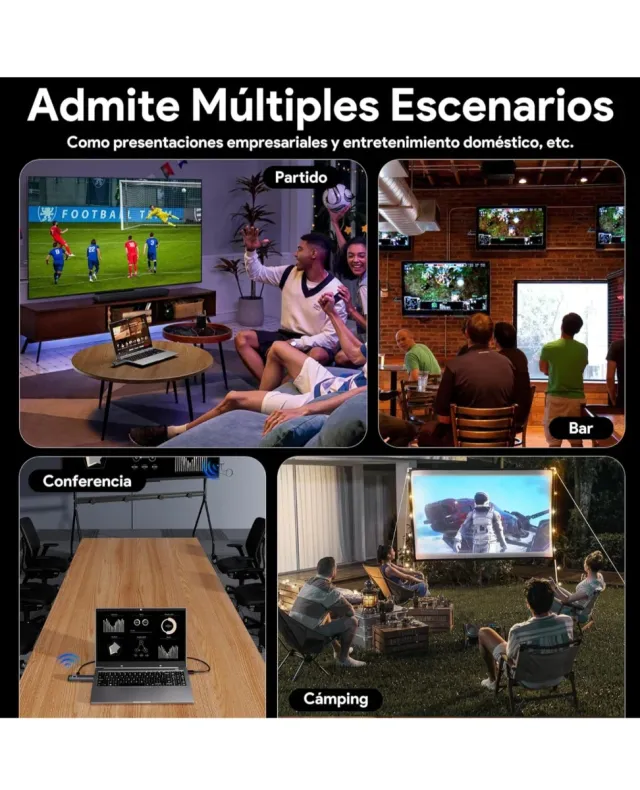 Aceele Transmisor y Receptor HDMI Inalámbrico