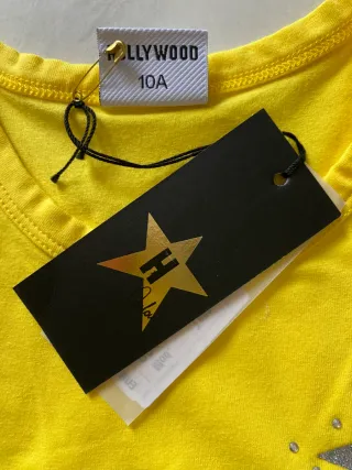 T-shirt bambina Hollywood tg 10 anni