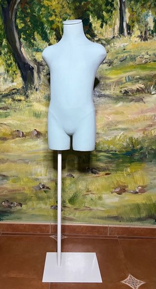Busto Maniquí Infantil Blanco