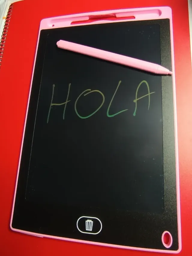 Tableta Dibujo Electrónica Reutilizable Rosa