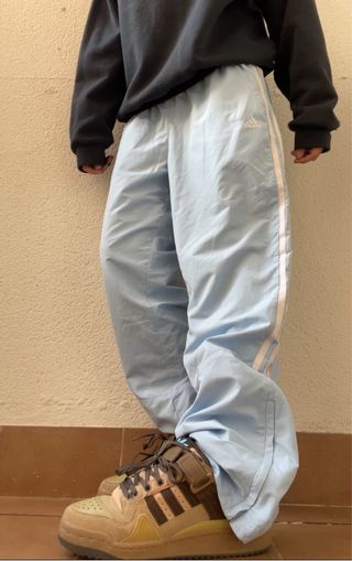 Adidas Vintage Track Pant 00s - Triple Blue Retro