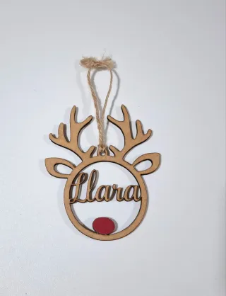 Adornos Navidad Personalizados Madera