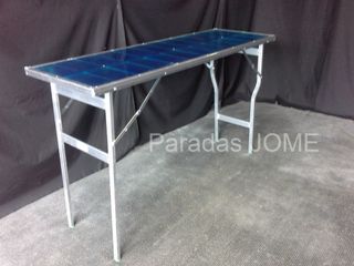 Mesa Aluminio Plegable mercado ferias stands