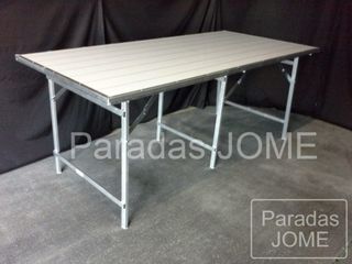 Mesa Aluminio Plegable mercado ferias stands