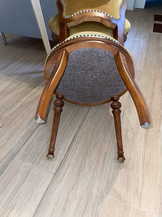 Sillas de madera estilo Luis XVI
