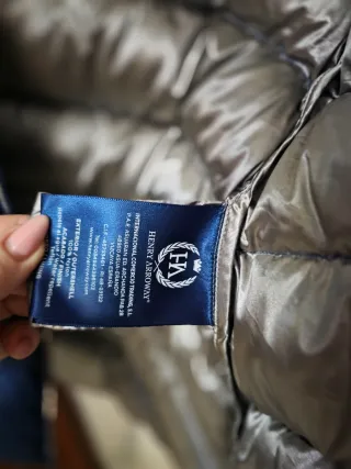 Chaqueta plumón Henry Arroway azul