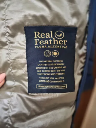 Chaqueta plumón Henry Arroway azul