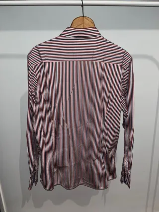 Camisa Massimo Dutti Slim Fit Talla XL Rayas