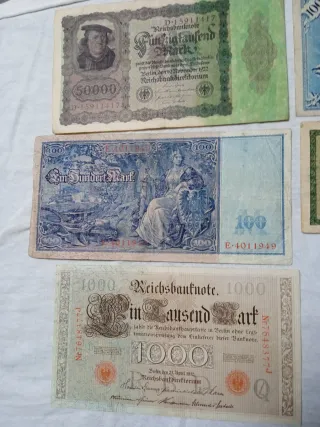 15 Banconote Antiche Collezione Varia