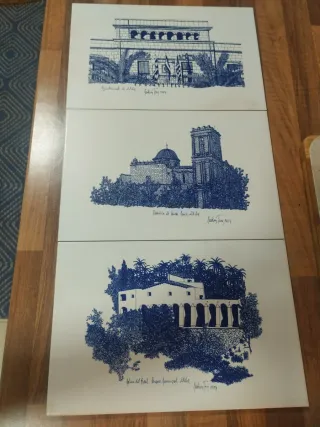 Azulejo firmado Molino del Real