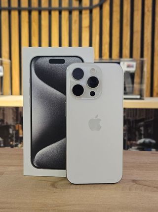 IPHONE 15 PRO 256GB BIANCO 100% BATTERIA
