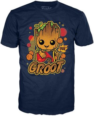 Funko Boxed Tee: Groot Shorts - Groot - Camiseta,