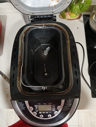 Panificadora Silvercrest Negra y Plateada