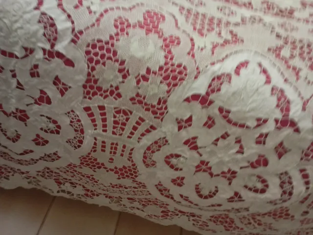 Colcha Encaje Veneciano Burano Hecha Mano