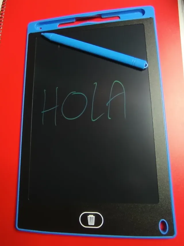 Tableta Dibujo Electrónica Reutilizable azul