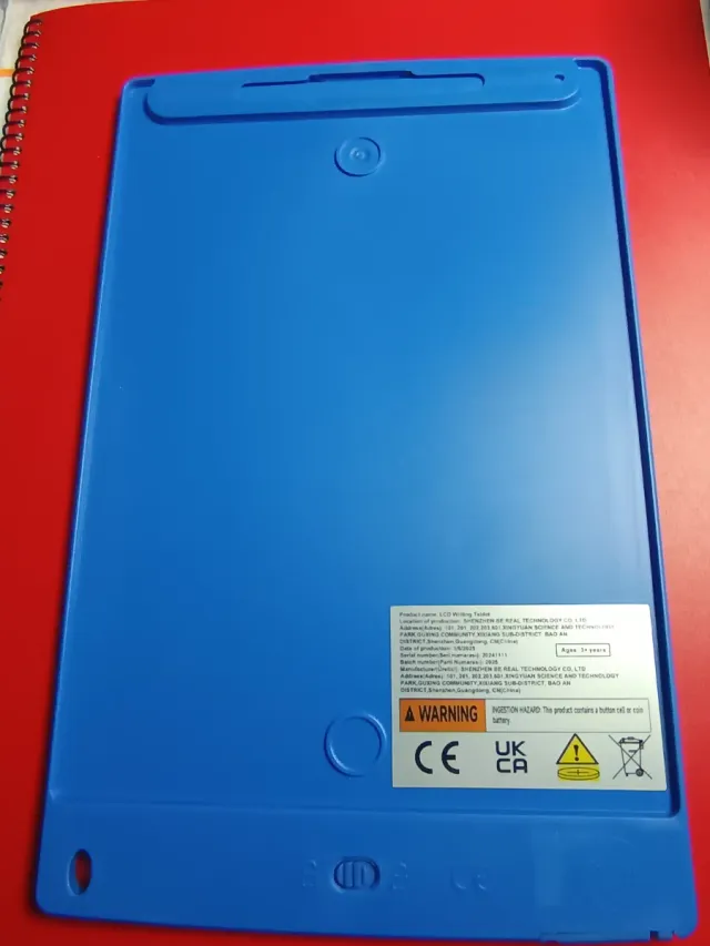 Tableta Dibujo Electrónica Reutilizable azul