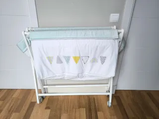 Minicuna Petit Praia + sábanas a juego