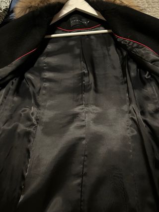 Abrigo Lana Tintoretto Negro