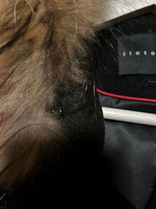 Abrigo Lana Tintoretto Negro