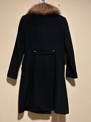 Abrigo Lana Tintoretto Negro