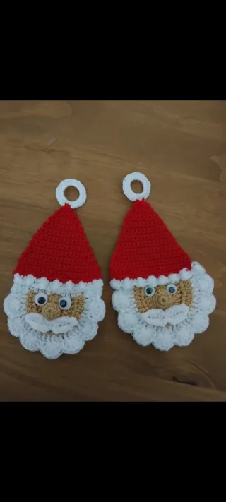 Arbolitos de Navidad crochet llavero