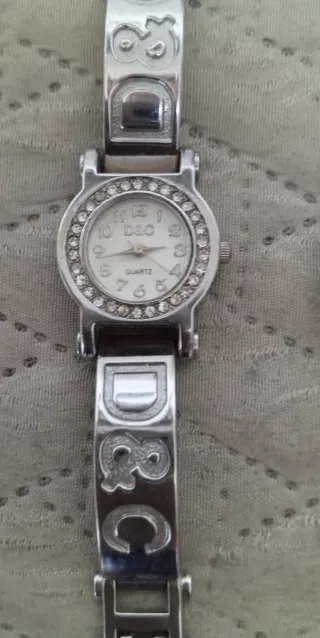 Lote 2 Relojes Pulsera Mujer D&G y Bassel de Acero