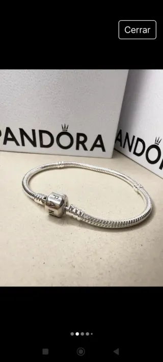 Pulsera Pandora 19 cm con caja