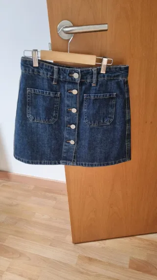 Falda tejana con botones