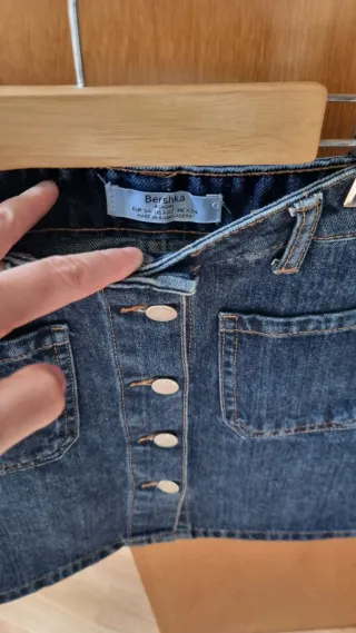 Falda tejana con botones