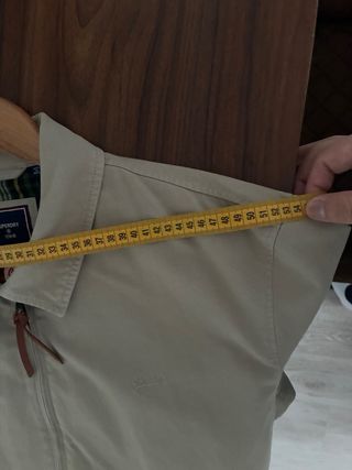 Chaqueta Superdry Harrington Beige Talla L