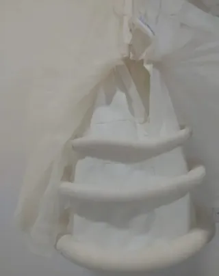 Cancán Fallera Blanco Talla 80 Mavimar