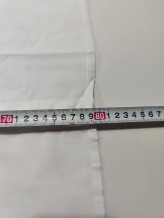 Camisa blanca hombre con galoneras talla L