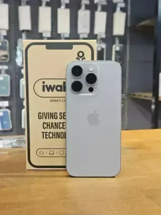 IPHONE 16 PRO 128GB TITANIUM NATURAL 89% BATTERIA