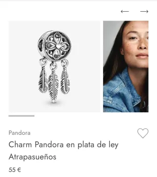 Charm Pandora Plata Atrapasueños