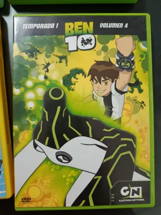5 DVDs  Infantiles Ben 10 y Transformers